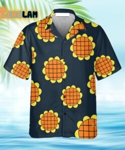 Luffy Dressrosa Lucy Sunflower Anime One Piece Merchandise Costume Cosplay Hawaiian Shirt