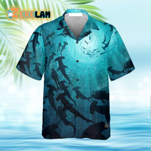 Marine Life Shark Hawaiian Shirt