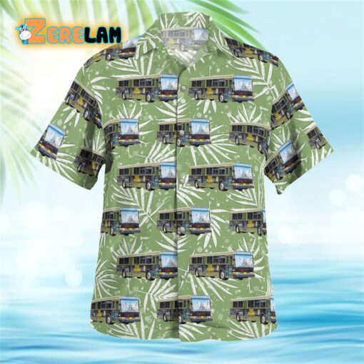 Maryland State Police Bus 1 Hawaiian Shirt