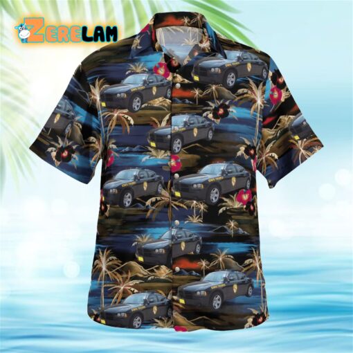 Maryland State Police Hawaiian Shirt