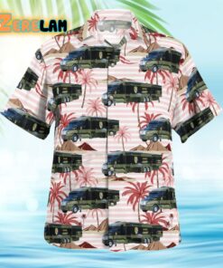 Maryland State Police Mobile Command Post Hawaiian Shirt