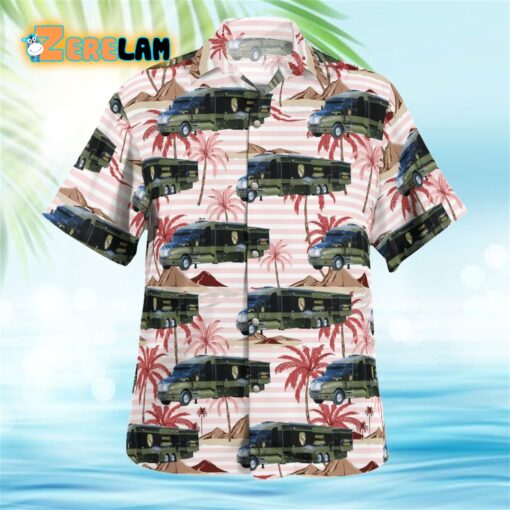 Maryland State Police Mobile Command Post Hawaiian Shirt