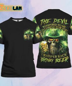 Men’s Bring Beer St Patrick Skull Shirt