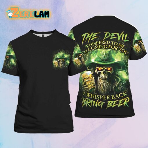 Men’s Bring Beer St Patrick Skull Shirt