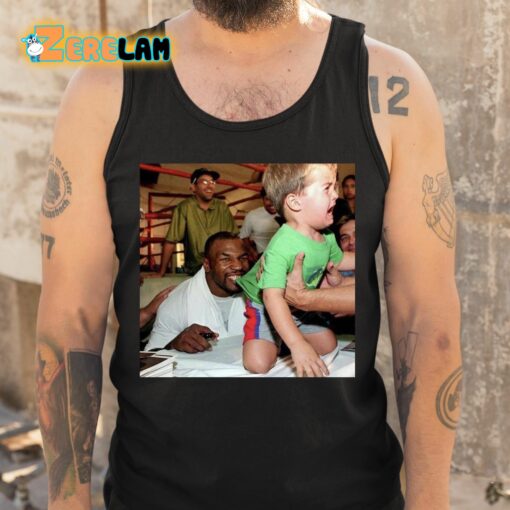 Mike Tyson Biting Kids Shirt