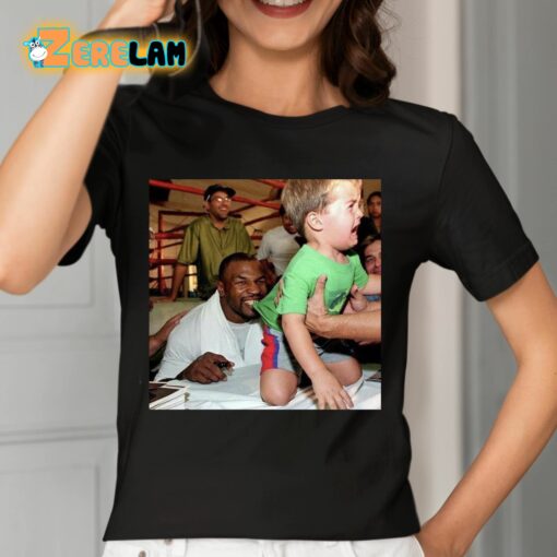 Mike Tyson Biting Kids Shirt