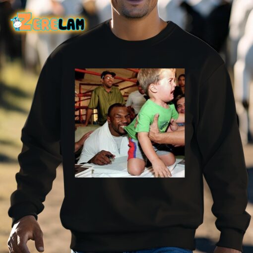 Mike Tyson Biting Kids Shirt