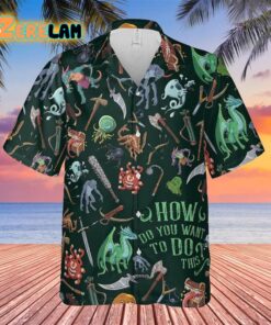 Monsters Weapon Hawaiian Shirt