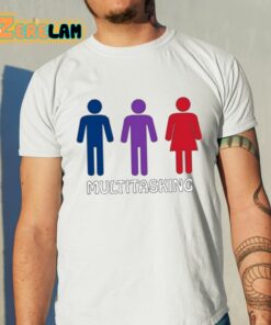 Multitasking Mfm Polyamory Bisexual Shirt