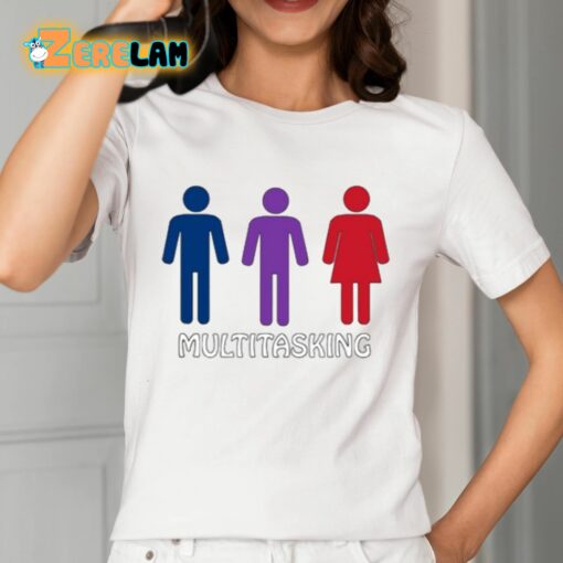 Multitasking Mfm Polyamory Bisexual Shirt