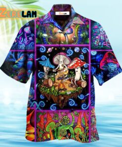 Mushroom Into The Woods I Go To Lose My Mind And Find My Soul Hawaiian Shirt