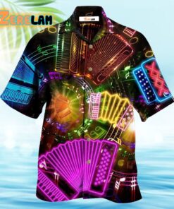 Music Go Where The Accordion Takes You In Color Life Hawaiian Shirt