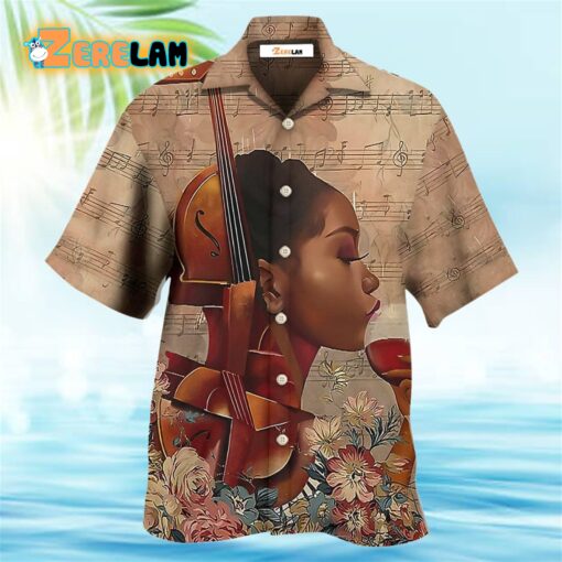 Music Lover Easily Distracted By Music And Wine Hawaiian Shirt