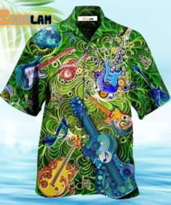 Music Melody Of Time Guitar It Is Magic Hawaiian Shirt