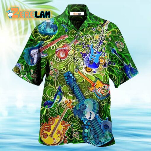 Music Melody Of Time Guitar It Is Magic Hawaiian Shirt