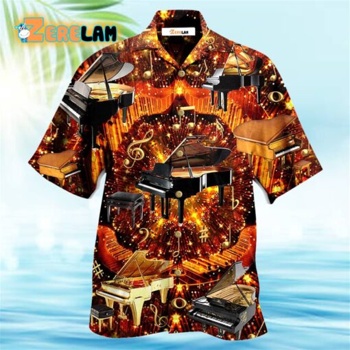 Music Piano Is My Soul Hawaiian Shirt