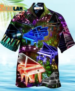 Music Piano Speaks Hawaiian Shirt