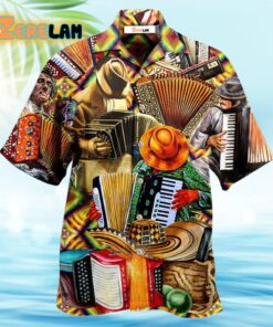 Music Where Words Failed Accordion Speaks Hawaiian Shirt