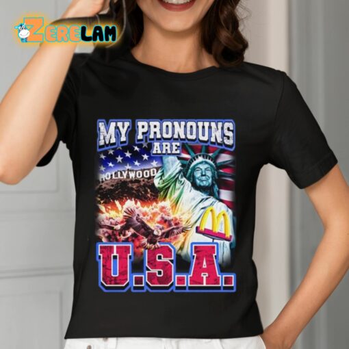 My Pronouns Are USA Shirt