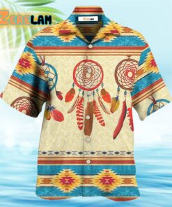 Native Style Love Peace Dreamcatcher Hawaiian Shirt