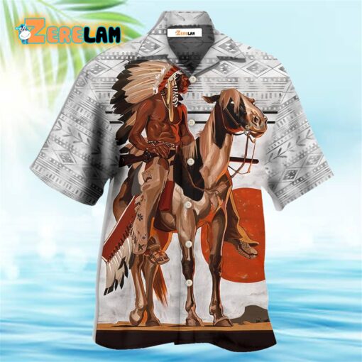 Native Style Love Peace Strong Hawaiian Shirt