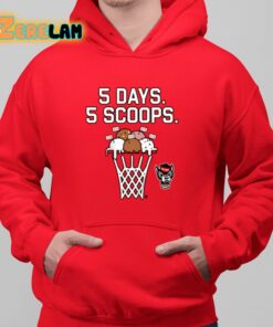 Nc State Basketball 5 Days 5 Scoops Shirt 6 1