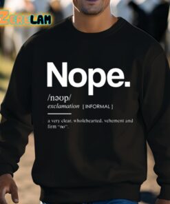 Nope Definition Exclamation Shirt 8 1