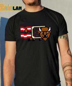 Nyan Buffalo Pixel Shirt