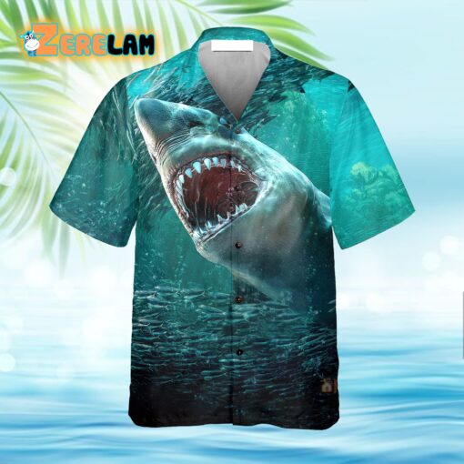 Ocean Shark Hawaiian Shirt