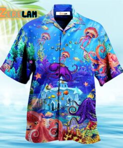 Octopus Love Ocean Forever Hawaiian Shirt