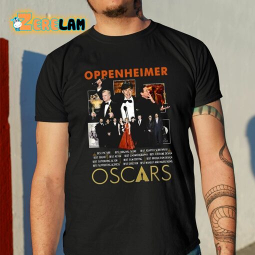 Oppenheimer Oscars Award Shirt