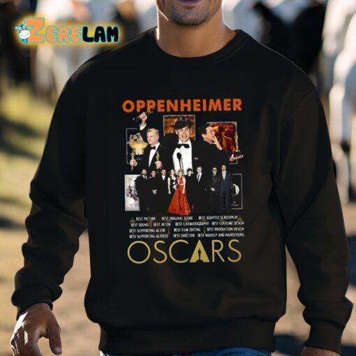 Oppenheimer Oscars Award Shirt