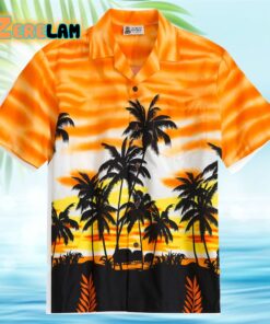 Orange Skyscape Hawaiian Shirt