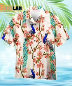 Oriental Peacock Hawaiian Shirt