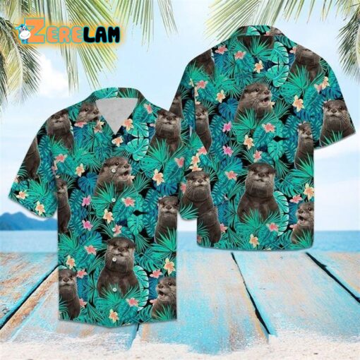 Otter Tropical Hawaiian Shirt