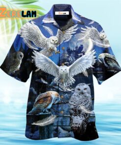 Owl Sing At Silent Night Cool Style Hawaiian Shirt