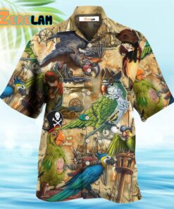 Parrot Pirates Life Vintage Hawaiian Shirt