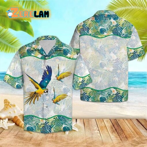 Parrot Tropical Hawaiian Shirt