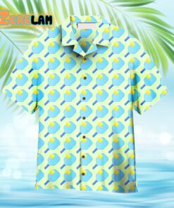 Pickleball Blue Nature Hawaiian Shirt