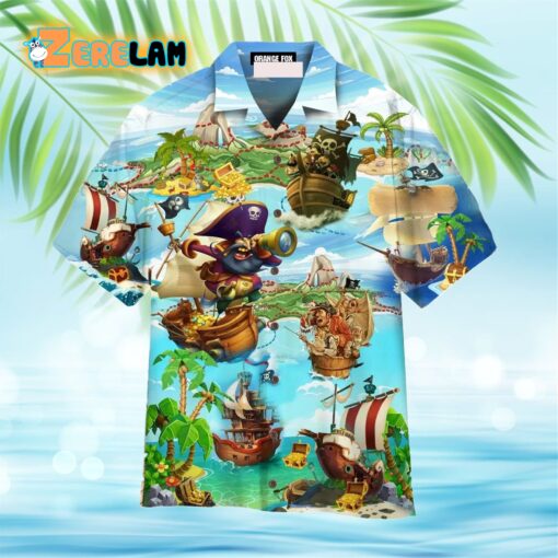 Pirate It’s Time Of Treasure Hawaiian Shirt