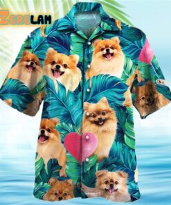 Pomeranian Dog Lovers Hawaiian Shirt