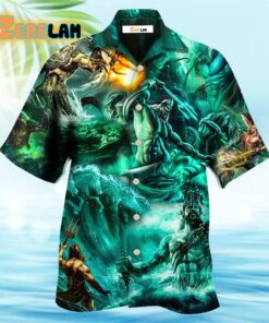 Poseidon The God of Seas Style Hawaiian Shirt