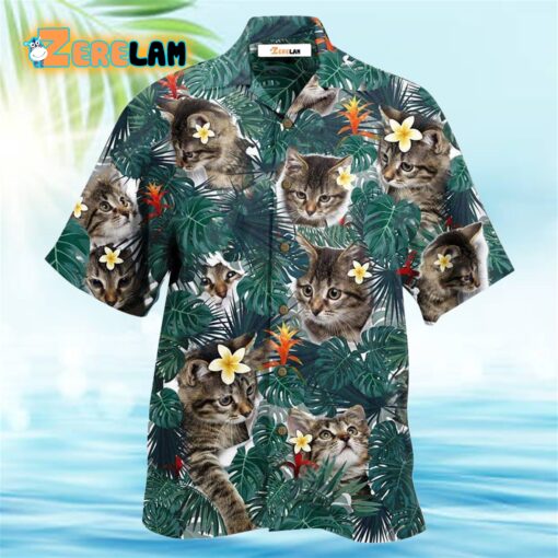 Powered By Cat Sand Hawaii Hawaiian Shirt