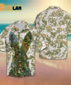 Rabbit Flower Hawaiian Shirt