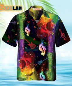 Rainbow Guitars Hawaiian Shirt