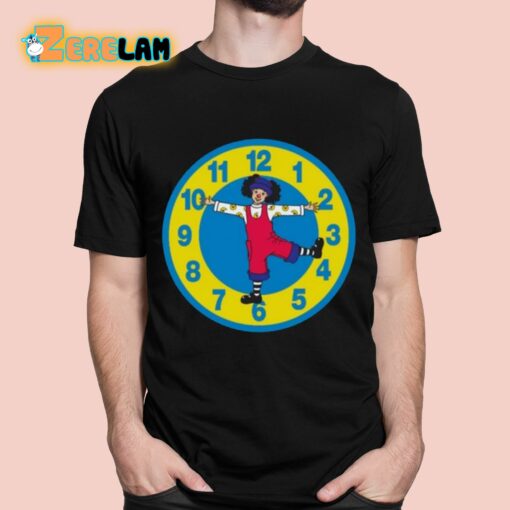 Retrokid Big Comfy Couch Clock Shirt