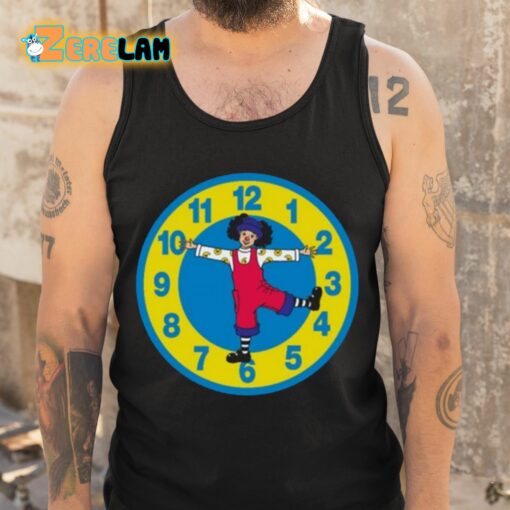 Retrokid Big Comfy Couch Clock Shirt