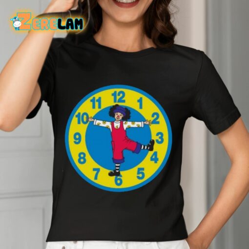 Retrokid Big Comfy Couch Clock Shirt