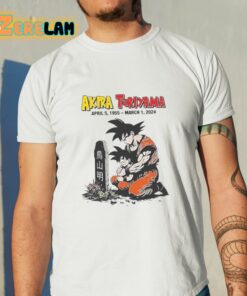 Dragon Ball Z Rip Akira Toriyama Shirt