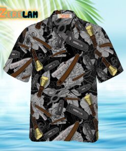 Rose Barber Tools Hawaiian Shirt